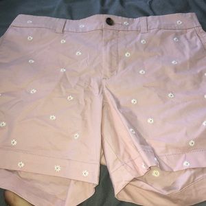 pink daisy shorts